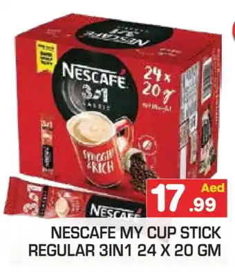 Baniyas Spike Hypermarket NESCAFE Coffee 3in1 offer