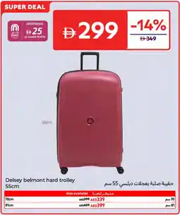 Carrefour Delsey belmont hard trolley offer