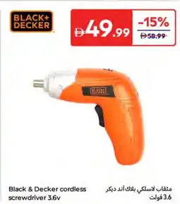 Carrefour Black & Decker Cordless Screwdriver offer
