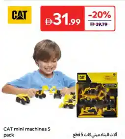 Carrefour CAT mini machines 5 pack offer