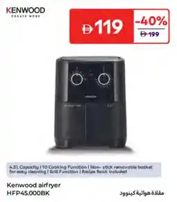Carrefour Kenwood airfryer HFP45.000BK offer