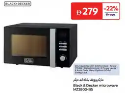 Carrefour Black & Decker microwave MZ2800-B5 offer