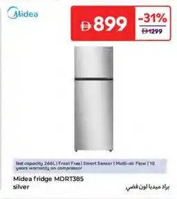 Carrefour Midea fridge MDRT385 offer