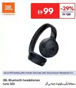 Carrefour JBL Bluetooth headphones tune 520 offer