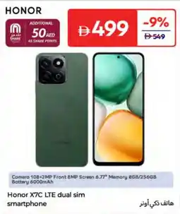 Carrefour Honor X7C LTE dual sim smartphone offer