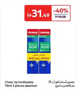 Carrefour Close Up toothpaste assorted offer