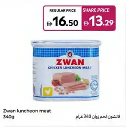 Carrefour Zwan luncheon meat offer