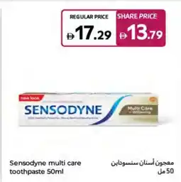 Carrefour Sensodyne multi care toothpaste offer