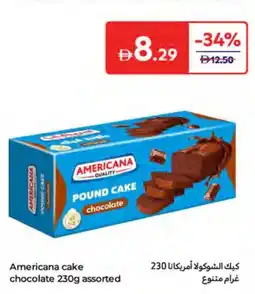 Carrefour Americana cake chocolate assorted offer