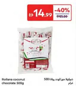 Carrefour Rollana coconut chocolate offer