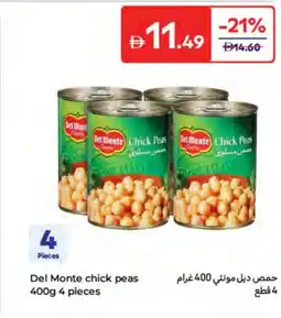 Carrefour Del Monte Chick Peas offer