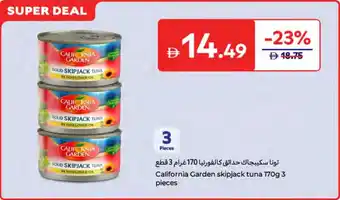 Carrefour California Garden skipjack tuna offer