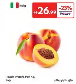 Carrefour Peach Import offer