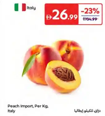 Carrefour Peach Import offer