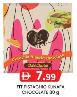 KM Trading Fit pistachio kunafa chocolate offer