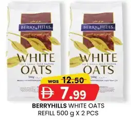 KM Trading Berryhills white oats refill offer