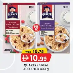 KM Trading Quaker cereal assorted offer