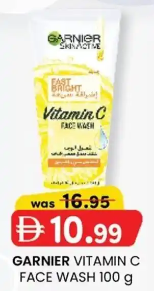 KM Trading Garnier vitamin C face wash offer