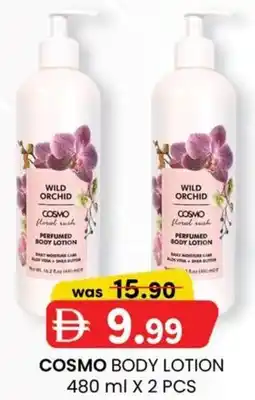 KM Trading Cosmo body lotion offer