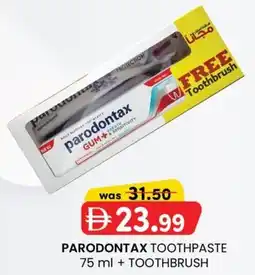 KM Trading Parodontax toothpaste + toothbrush offer