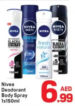 Day To Day Nivea Deodorant Body Spray offer