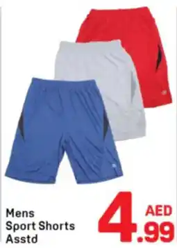 Day To Day Mens Sport Shorts Asstd offer
