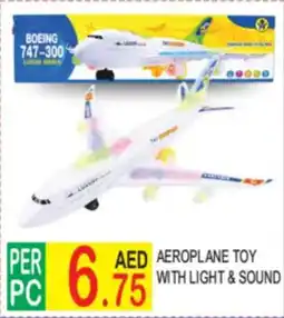 Dream Land Center Aeroplane Toy with light & sound offer