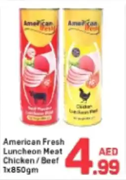 Day To Day American fresh luncheon meat chicken beef offer