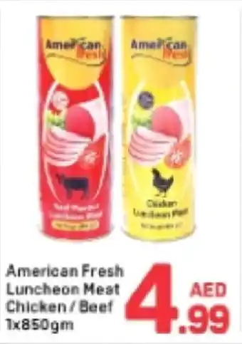 Day To Day American fresh luncheon meat chicken beef offer