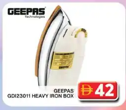 Grand Hyper Market GEEPAS Ironbox offer