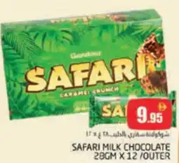 Pasons Safari milk chocolate offer