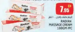 Pasons Radian massage cream offer