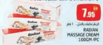 Pasons Radian massage cream offer