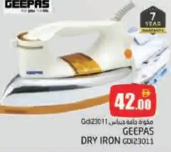 Pasons Geepas dry iron GD123011 offer