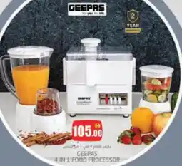 Pasons Geepas 4 in 1 food processor offer