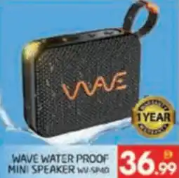 Pasons Wave water proof mini speaker offer