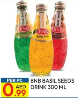 Dream Land Center BNB basil seeds drink offer