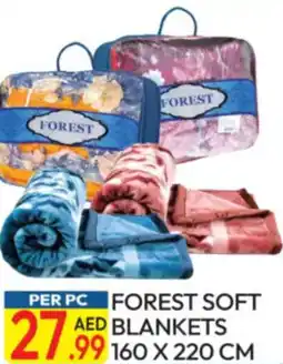 Dream Land Center Forest soft blankets offer