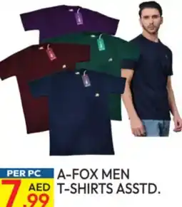 Dream Land Center A-fox men t-shirts asstd. offer