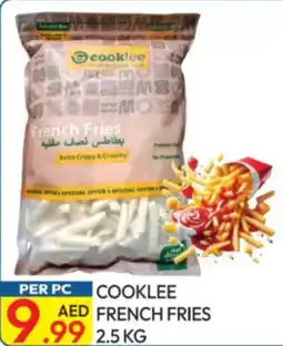 Dream Land Center Cooklee french fries offer
