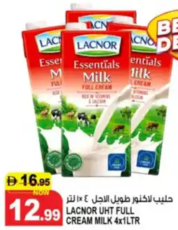 Hashim Hypermarket Lacnor uht full cream milk offer