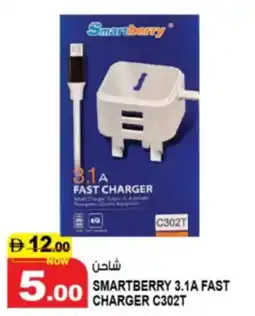 Hashim Hypermarket Smartberry 3.1A fast charger C302T offer