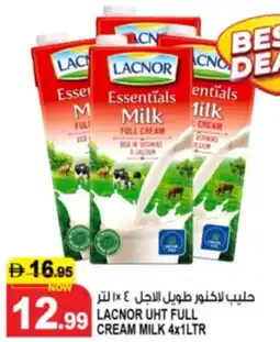 Hashim Hypermarket Lacnor uht full cream milk offer
