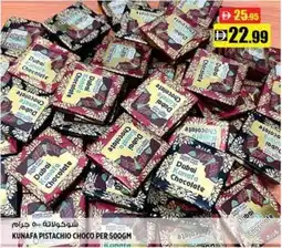 Hashim Hypermarket Kunafa pistachio choco offer
