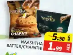 Al Madina Hypermarket Naashtha batter/chapathi offer