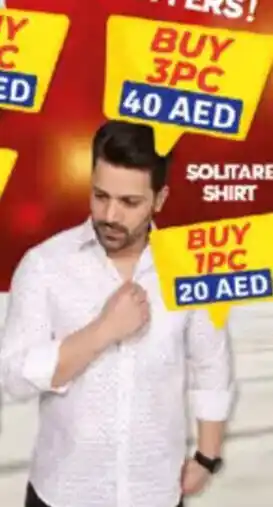 Al Madina Hypermarket Solitare shirt offer