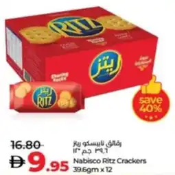 Lulu Hypermarket Nabisco Ritz Crackers offer