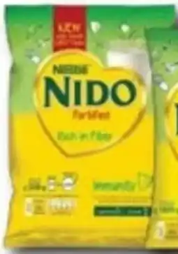 Lulu Hypermarket Nestle Nido Fortified Milk Powder Rich in Fiber Pouch offer