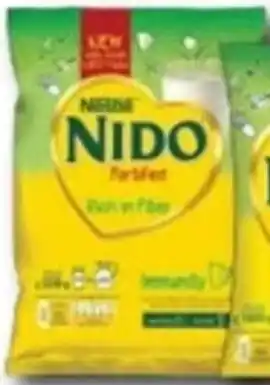 Lulu Hypermarket Nestle Nido Fortified Milk Powder Rich in Fiber Pouch offer