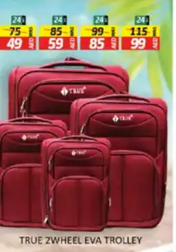 Al Madina Hypermarket True zwheel eva trolley offer